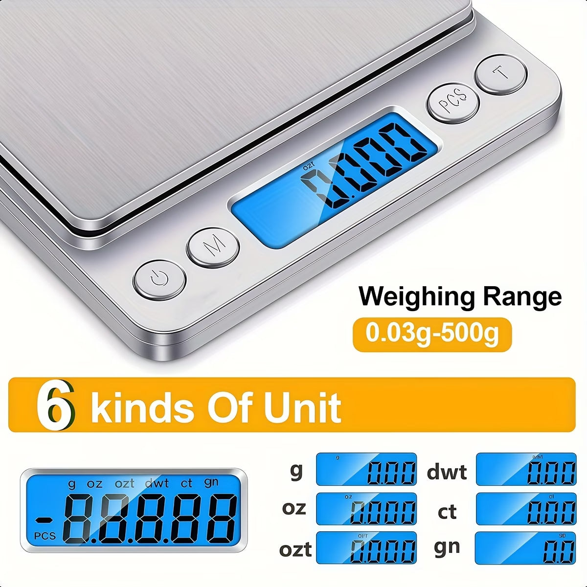 Digital Kitchen Food Scale – Precision Weight in Grams & Ounces