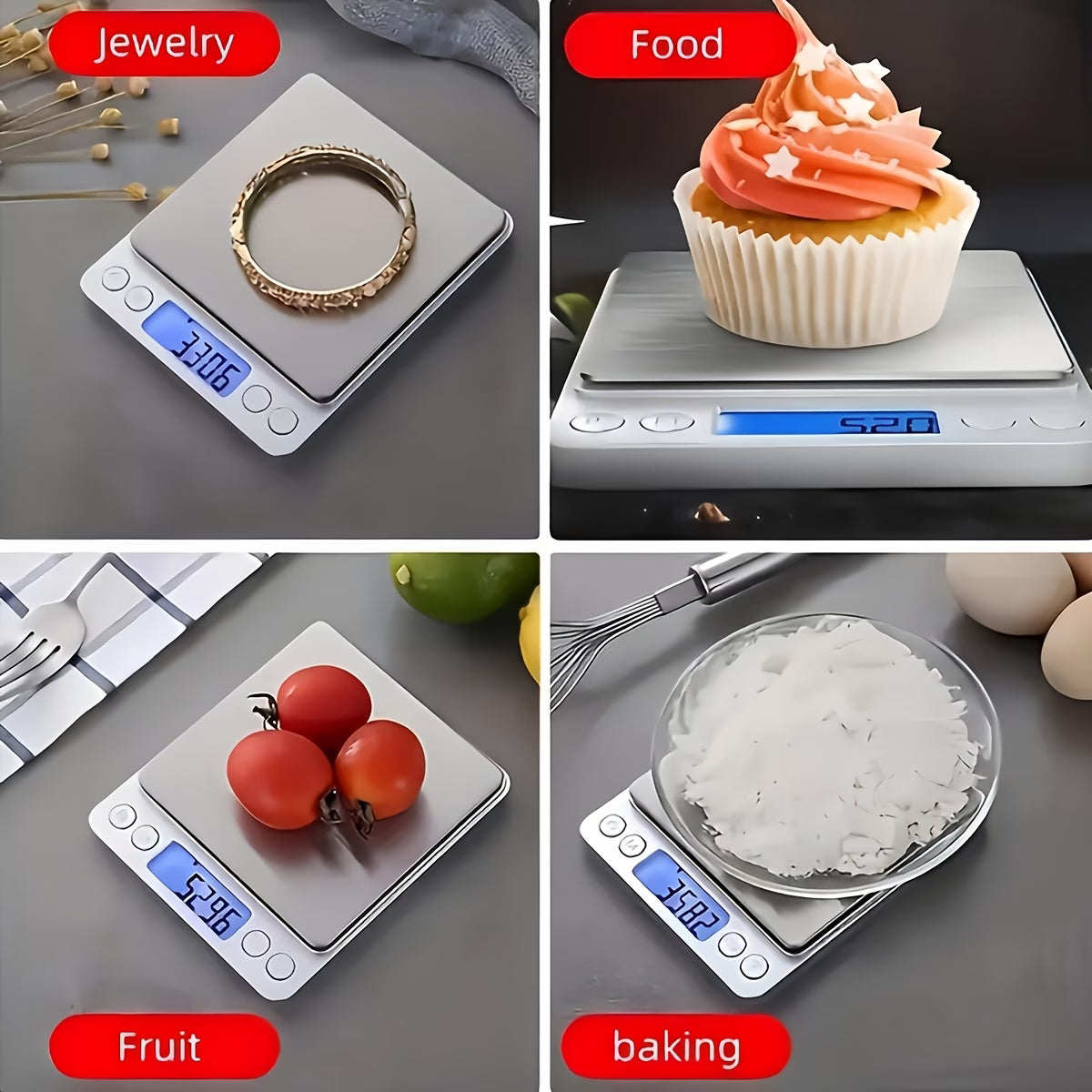 Digital Kitchen Food Scale – Precision Weight in Grams & Ounces